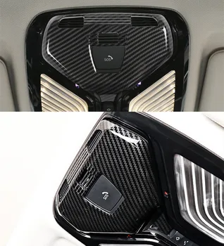 ABS Techo del Coche Lámpara de Lectura en el Panel de la Decoración de la Tapa de ajuste Para el BMW X5 G05 2019 Fibra de Carbono de Color Interiores de Automóviles Accesorios