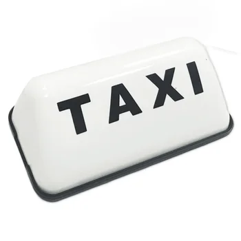ABS Universal 12V Impermeable Indicador de Techo Signo de Led Taxi Luz Superior de la Cabina de la Lámpara de Señal de Accesorios de Coche Brillante COB