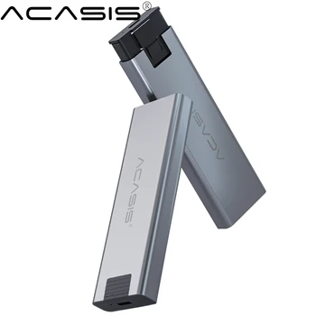 Acasis ssd m2 nvme Recinto para PCIE NVME NGFF SATA M/B Clave SSD de Disco Duro SSD de Disco Casos M. 2 a USB Tipo C 3.1 Con Cable