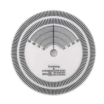 Accesorios profesionales de la Calibración de la Distancia de la Tornamesa Phono Tacómetro Estabilizador de Disco Universal Precisa LP de Vinilo en Casa