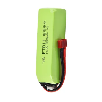 Actualizado 3200MAH 14.8 V T Enchufe Lipo-Batería para FT010 FT011 de Alta Velocidad Control Remoto Barco juguetes partes 14.8 V batería de alta capacidad