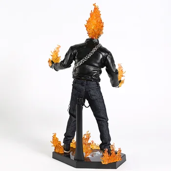 Agentes de S. H. I. E. L. D. ESCUDO de Ghost Rider Escala 1/6 de PVC Figura de Acción Coleccionable Modelo de Juguete con Luz LED