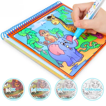 Agua Mágica Cuaderno De Dibujo Para Colorear Libro Doodle & Magic Pen Pintura De La Mesa De Dibujo Para Niños Juguetes De Regalo De Cumpleaños De Los Niños Niño De Educación