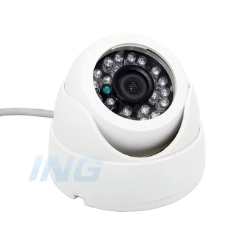 AHD 720P / 1080P Interior del CCTV de la Cámara de 1.0 MP / 2.0 MP 24LED IR FHD Cámara de la Bóveda de la Visión Nocturna de Seguridad de la Cam con IR-Cut