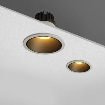 Aisilan Downlight LED de Fondo de la Luz del Punto de Aluminio de Alta Calidad del Techo de la Luz del punto del CREE Chip CRI 93 iluminación Empotrada