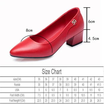 AIYUQI Zapatos de la Boda de las Mujeres 2020 Primavera Nuevas Mujeres de los Zapatos de Cuero Rojo Punta del Dedo del pie Profesionales de la Moda Único de los Zapatos de las Mujeres
