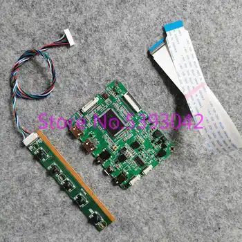 Ajuste NV133FHM-N61/N62/N63/N66/N6A entrada micro USB 5V WLED de 1920*1080 notebook mini eDP-30Pin de la pantalla LCD del controlador de la tarjeta de kit de