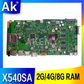 Akemy X540SA placa base Asus VivoBook F540S X540SA X540S R540S de la placa base del ordenador portátil original de la CPU N3710 N3160 N3060 8 GB 4 GB 2 GB