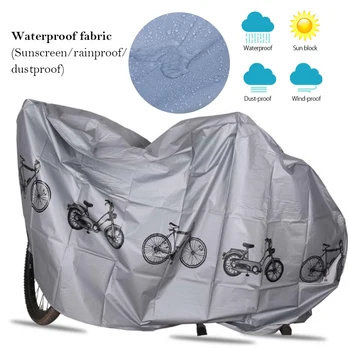 Al aire libre UV Protector de Bicicletas Cubierta de Bicicleta de la Lluvia y el Polvo Cubierta a Prueba de Sol de Protección UV Impermeable de la Cubierta para Bicicletas de Dropshipping