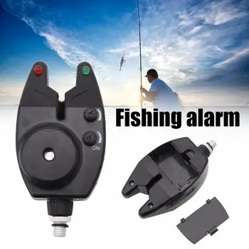 Alarma de Mordida de pesca Para Pescar Recordatorio Ligero Impermeable de la Luz Indicadora de LED Y Alarma de Abordar Durable del ABS de la Herramienta de Fi X9P3
