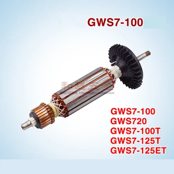 Amoladora angular del Rotor para BOSCH GWS 7-100 Amoladora Angular del Rotor GWS720/7-100T/7-125/125T de Rotor-Estator