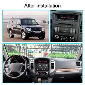 Android 10.0 GPS de Navegación Reproductor de Radio para Mitsubishi Pajero 2006-2011 Reproductor de Vídeo Estéreo Headuint libre Construido en Carplay dsp