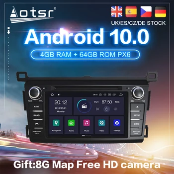 Android 10.0 PX6 Para Toyota RAV4 4 XA40 - 2018 de Coches de Navegación GPS de Radio Auto Stereo DVD, el Reproductor Multimedia DSP unidad central 2Din