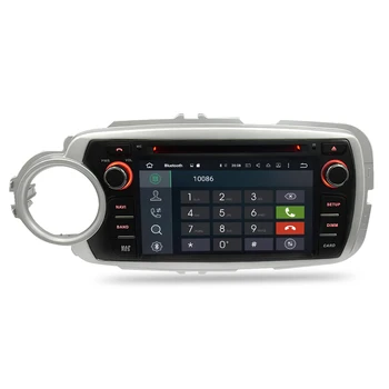 Android 10.0 Radio del Coche de la Navegación GPS, el Reproductor Multimedia Para Toyota Yaris 2012-2017 Auto Estéreo de Audio de DVD WIFI Bluetooth de la unidad central