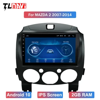 Android 10 Para 1MAZDA 2/Jinxiang/DE/de Tercera generación 2007-2013 de, de la Radio del Coche de GPS 9