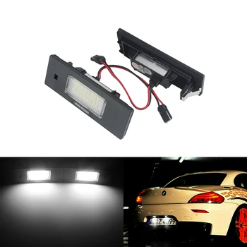 ANGRONG LED de Error del Coche de la Lámpara Número de Licencia de la Luz de la Placa Para BMW 1 6 Z Serie E81 E87 E63 E64 Z4 Mini