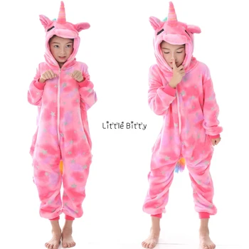 Animal Pijamas Mamelucos Chicos Manta Sleeper Pijamas Traje De Pijama De Pijamas Unicornio Pijamas Leones, Ciervos Fox Animal Pijama