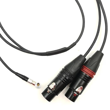 Arri Alexa Mini Cable de Audio, Alexa Mini de dos canales de cable de audio, 00B 5 patillas para conectores Neutrik XLR 3-pin hembra