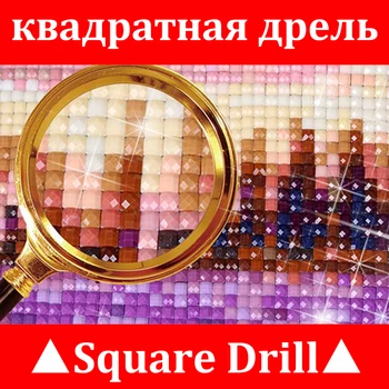 Artesanías Gato Reflexión Tigre 5D Bricolaje Diamante Pintura de punto de Cruz de Animales bordado de Diamantes Mosaico Europeo de Decoración para el Hogar XU