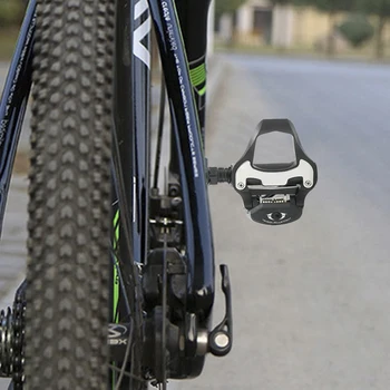 Auto-bloqueo con Listones de Bicicletas Ciclismo Pedales de Bicicleta de Aleación de Aluminio de los Accesorios de Portátil Impermeable de la Bicicleta Elementos