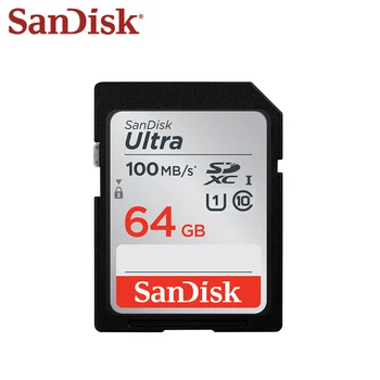 Auténtico SanDisk Carta SD 16GB 32GB 64GB 128GB Clase 10 Tarjeta SD SDHC SDXC 80MB/s de la Tarjeta de Memoria Tarjeta de memoria Flash para la Cámara