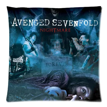 Avenged Sevenfold Nightmare Cojín de Cubierta de la Casa de Coches Decorativos cojines Caso de la Nueva Llegada Personalizado Poliéster Almofada Cubierta