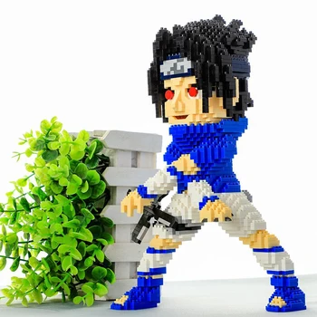 Balody 16160 Anime Naruto Uchiha Sasuke Ninja Modelo 3D 1878pcs DIY Mini Diamante de Bloques, Ladrillos de Construcción de Juguetes para Niños sin Caja