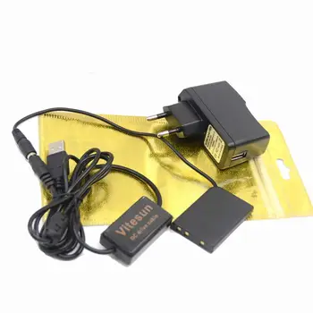 Banco de la alimentación por USB del cable de 4.2 V+EP-62A Acoplador de CC EN-EL5 EN EL5 ficticio de la batería+cargador para Nikon Coolpix 3700 4200 5200 5900 7900 P3 P4