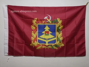 Bandera de Bryansk Oblast 3X5FT 150X90CM Banner de latón de metal agujeros de las Banderas de la ley federal de los sujetos de Rusia