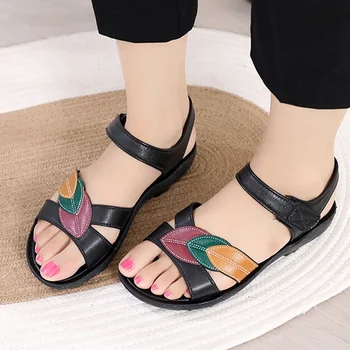 Baratos zapatos de mujer sandalias de verano de 2020 de la moda de EVA Hojas de mujer sandalias de gancho bucle de las mujeres diapositivas