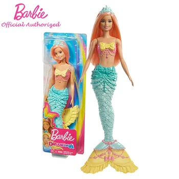 Barbie Dreamtopia Princesa Muñeca Juguetes de 12 Pulgadas Bloned Sirena Con Accesorios Pretender Niño Juguetes de Cumpleaños Regalo de Navidad GJK08 Muñeca