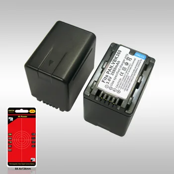 Batería de la cámara Reemplazar VBK360 Para PANASONIC Ajuste Para TM41, TM40, SD40 HS60, SD60, SDX1, TM55, TM60 3.7 V 3580mAh