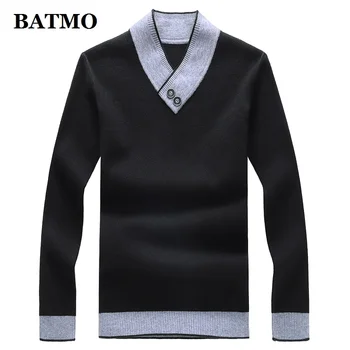 BATMO 2019 nueva llegada de otoño de alta calidad casual suéter de los hombres,de los hombres 