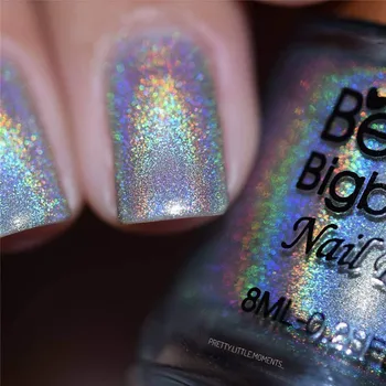 BeautyBigBang 8ml Láser de Gel de Uñas Esmaltes de Glitter Holográfico Para el Arte de Uñas Accesorios de la Herramienta polaco Laca Barniz de Uñas