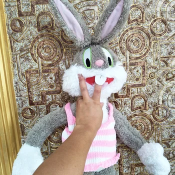 Bebé niño de la felpa de Peluche de juguete de Bugs Bunny de los niños juguetes de peluche de regalo de Navidad conejo animales