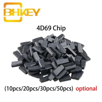 BHKEY Chip transmisor 4D 69 ID 69 de Carbono en Blanco Chip De Yamaha Motocyle Clave de Carbono en Blanco 4D69 ID69 Chip de 40Bits, 10X, 20X, 30X 50X