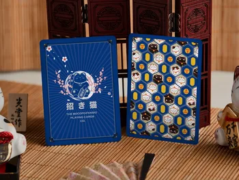 Bicicleta Maneki Neko Jugando a las Cartas Azules de Gato de la Suerte de la Cubierta de USPCC Coleccionables Poker Magia de los Juegos de cartas Trucos de Magia accesorios para Mago