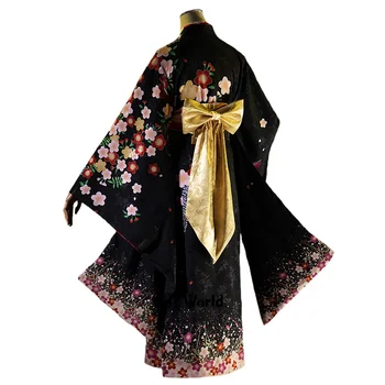 Bishoujo Mangekyou Rengue Kimono Yukata Vestido De Traje De Anime Cosplay Disfraces