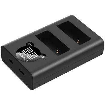 BLN-1 BCN-1 LED Dual Cargador de Batería para OLYMPUS E-M5 Mark II E-M1 E-M5 PEN-F E-P5 E-M5II Cámara