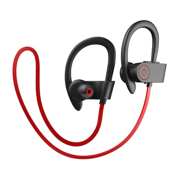 Bluetooth 5.0 Impermeable Inalámbrico en el Oído-colgando En la oreja los Auriculares Estéreo de Auriculares deportivos Ligero Y Portátil