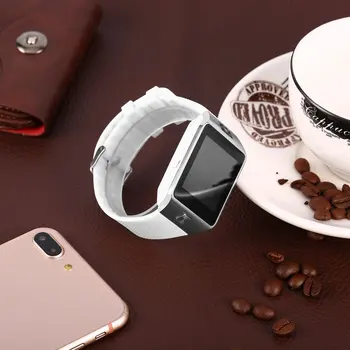 Bluetooth inteligente reloj Inteligente reloj de Pulsera de Teléfono del Soporte de la Cámara SIM TF GSM para Android iOS Teléfono dz09 pk gt08 a1 hombres y mujeres