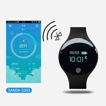 Bluetooth Reloj Inteligente IOS Android las Mujeres de los Hombres del Deporte de la Llamada Inteligente Podómetro Fitness Relojes de Pulsera de Fitness Tracker Smartwatch