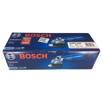 Bosch GWS 660 amoladora angular, de disco de diámetro 100mm 660W potencia de entrada, puede ser utilizado para el corte y la molienda, Bosch herramientas de molienda