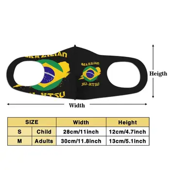 Brazilian Jiu Jitsu máscara reutilizable con filtro reutilizable de la máscara de la cara de los niños de la máscara de cara diseñador de la máscara de pm2.5 cubrebocas con filtro