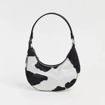 Británico de la moda Nueva bolsa de mini vaca patrón de bolso de 2020 Primavera de lujo de la marca famosa solo bolso de hombro bolsos elegantes de mujer