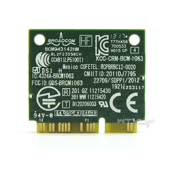 Broadcom BCM943142HM BCM943142 150 mbps Mini PCI-E Tarjeta de red Inalámbrica Wlan 802.11 b/g/n WIFI, Bluetooth 4.0 Adaptador de PC