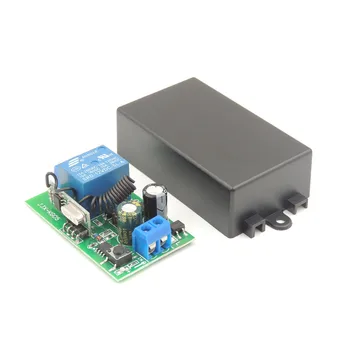 CA 85~250V 10A rf Relé receptor con el mando a distancia Universal 220V1CH 433Mhz Receptor Inalámbrico controlador del Módulo para la luz/de la lámpara