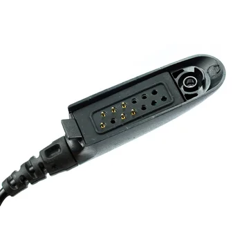 Cable de Micrófono de Mano Sustitución de Piezas Con Indicar Luz Walkie Talkie Accesorios Durable Mini Pinza Impermeable Para BF UV9R
