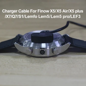 Cable del cargador para Finow X5/X5 Aire/X5 plus/X7/Q7/S1/Lemfo Lem5/Lem5 pro/LEF3 reloj inteligente Muelle de Carga
