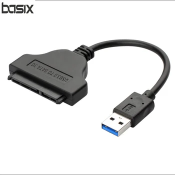 Cable micro USB Conector USB 3.0 A SATA de 22 Pin de 2,5 Pulgadas Controlador de Disco Duro SSD Cable Adaptador Convertidor de Promoción